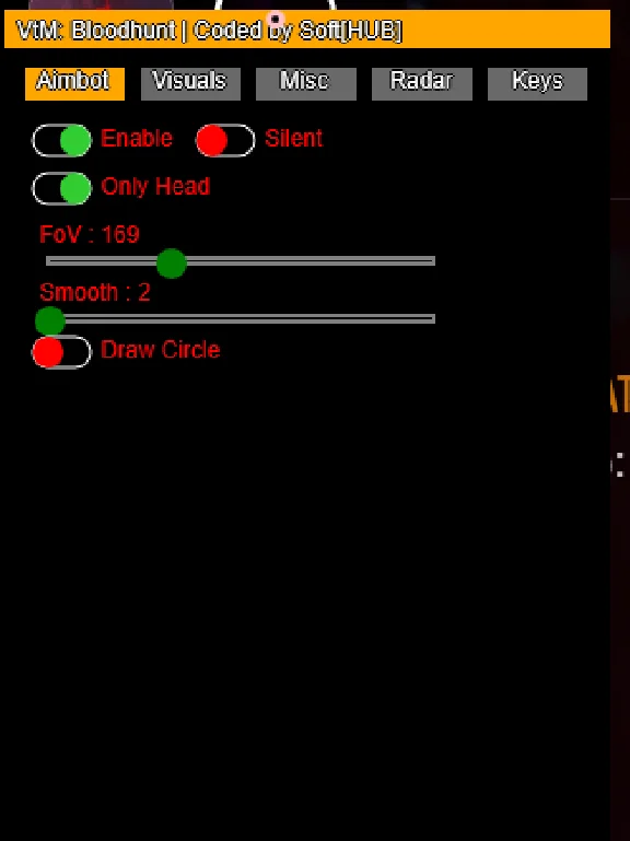 Private Cheat for Bloodhunt 30 days