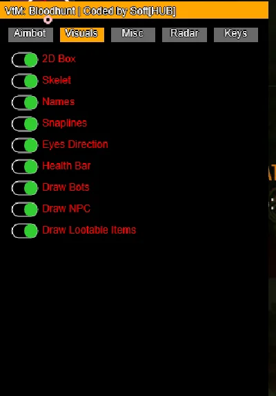 Private Cheat for Bloodhunt 30 days