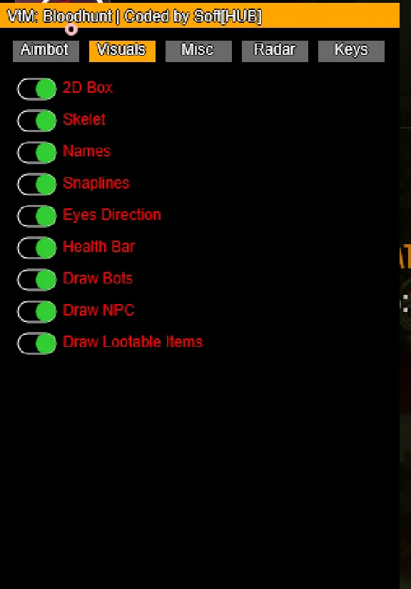 Private Cheat for Bloodhunt 30 days
