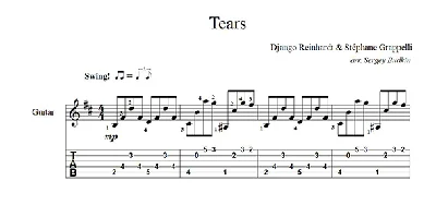 Tears (Django Reinhardt) guitar cover