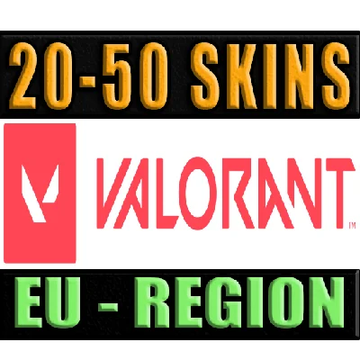 VALORANT | 20 - 50 SKINS | EU - REGION ✅ WARRANTY 🔥