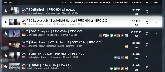 EPG.GG Battlefield 4 Server VIP Slot (Selectable days)