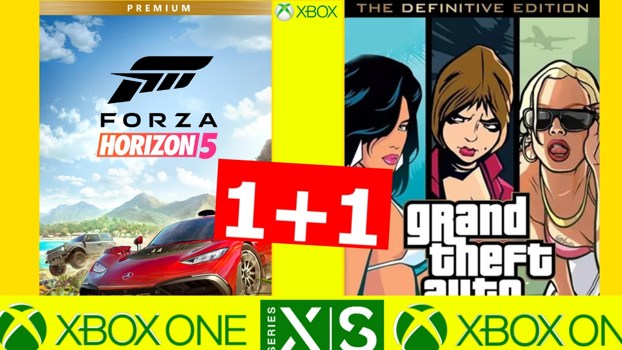 🔥 GTA The Trilogy XBOX ONE & XS +FORZA 5 PREM GLOBAL🔥