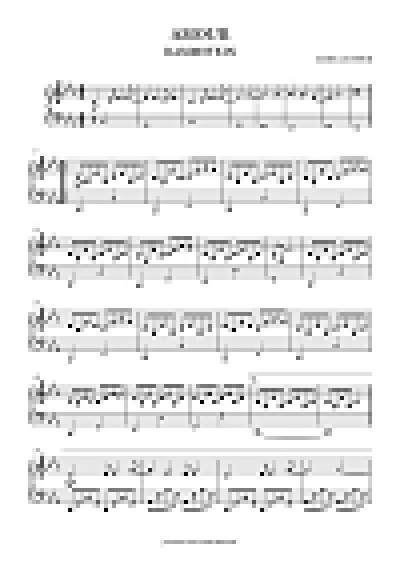 Rammstein - Amour (sheet music)