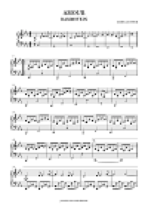 Rammstein - Amour (sheet music)