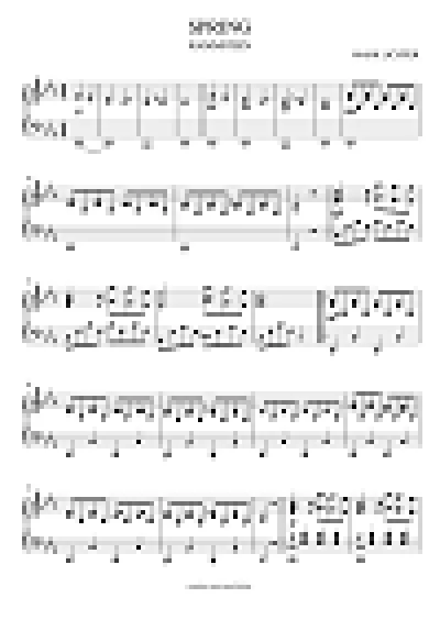 Rammstein - Spring (ноты)