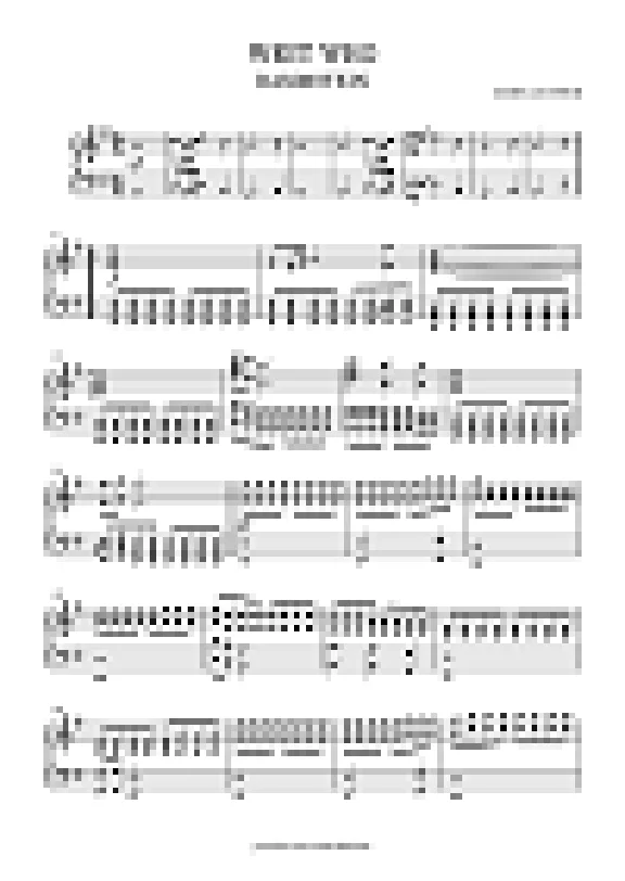 Rammstein - Weit Weg (sheet music)