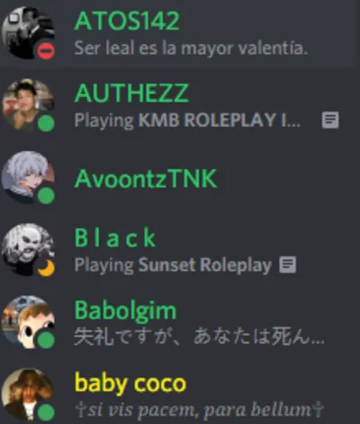 Discord Server Online Gaming Members 👾 100=5$