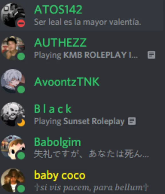 Discord Server Online Gaming Members 👾 100=5$