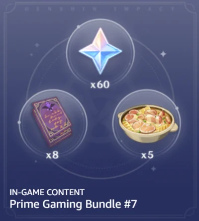 🔥Genshin Impact: Code Prime Gaming Bundle #7🔥