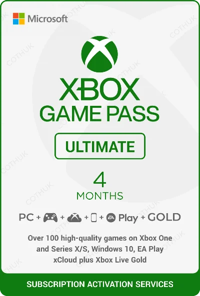 XBOX GAME PASS ULTIMATE 4 Месяца НА ЛЮБОЙ АККАУНТ 🔥