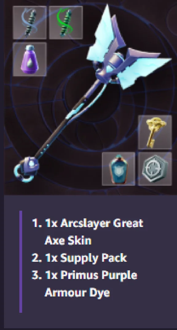 ⭐️Dauntless: Arcslayer Great Axe Bundle⭐️
