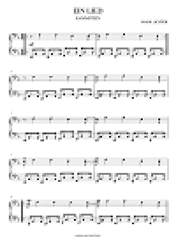 Rammstein - Ein Lied (sheet music)