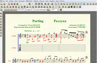 PARTING by Gurilev for 7-string guitar