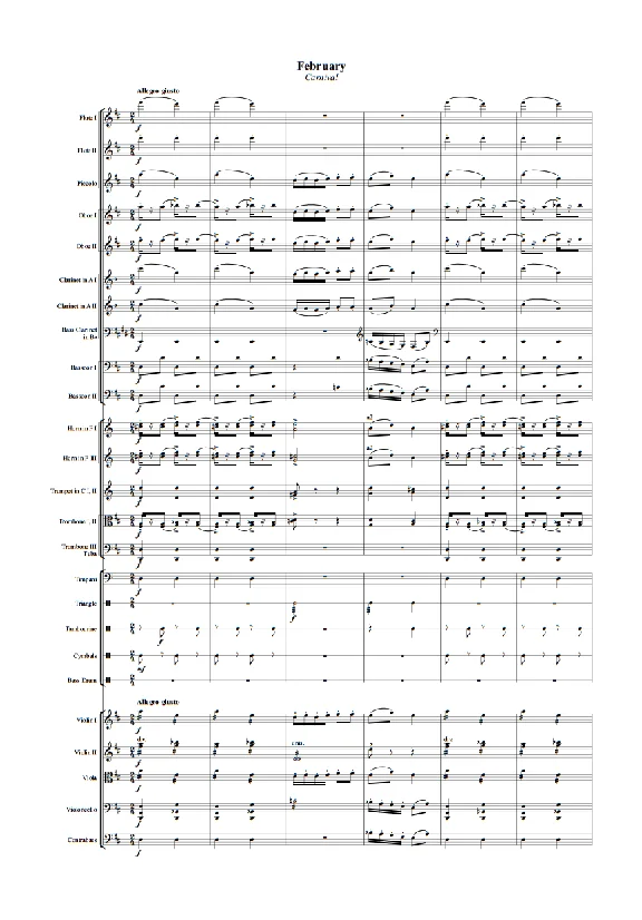 P. Tchaikovsky - February from the "Seasons"