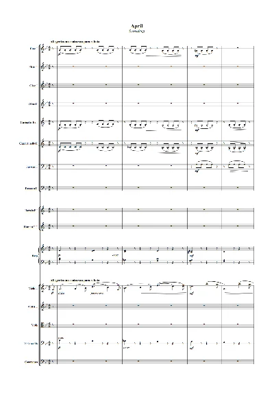 Tchaikovsky P. - April from the "Seasons"