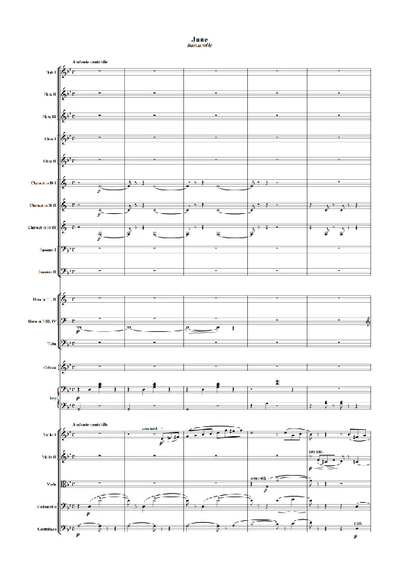 Tchaikovsky P. - June from the "Seasons"