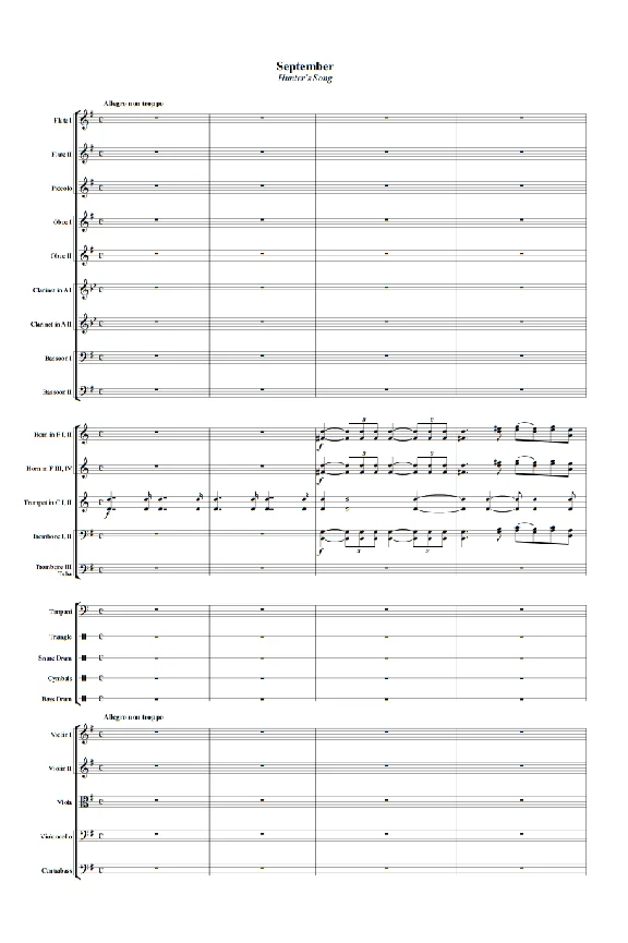 P. Tchaikovsky - September from the "Seasons"