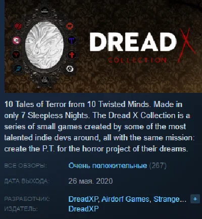 Dread X Collection Steam Key Region Free