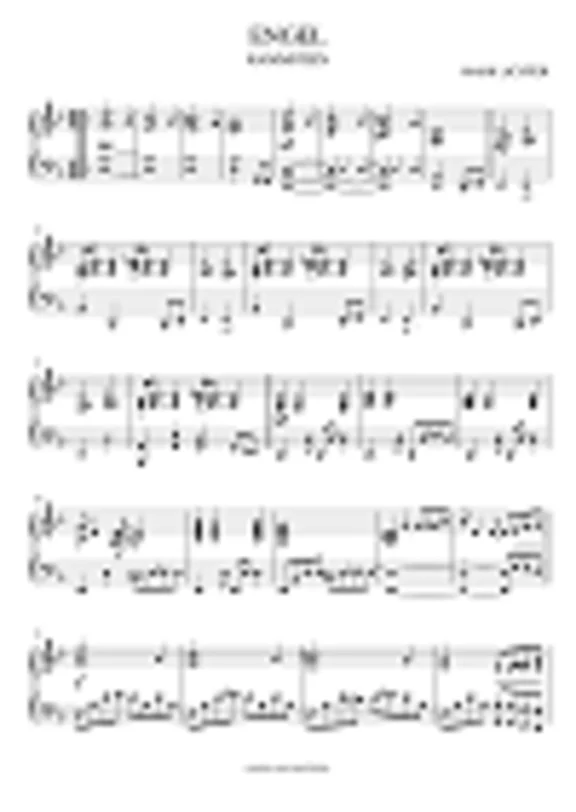 Rammstein - Engel (sheet music)