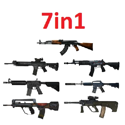 CS2 - 7in1 (automatic rifles) - script for logitech