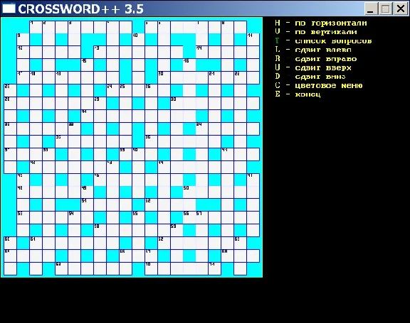 CROSSWORD 3.5