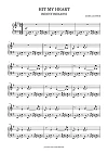 Benny Benassi - Hit My Heart (sheet music)