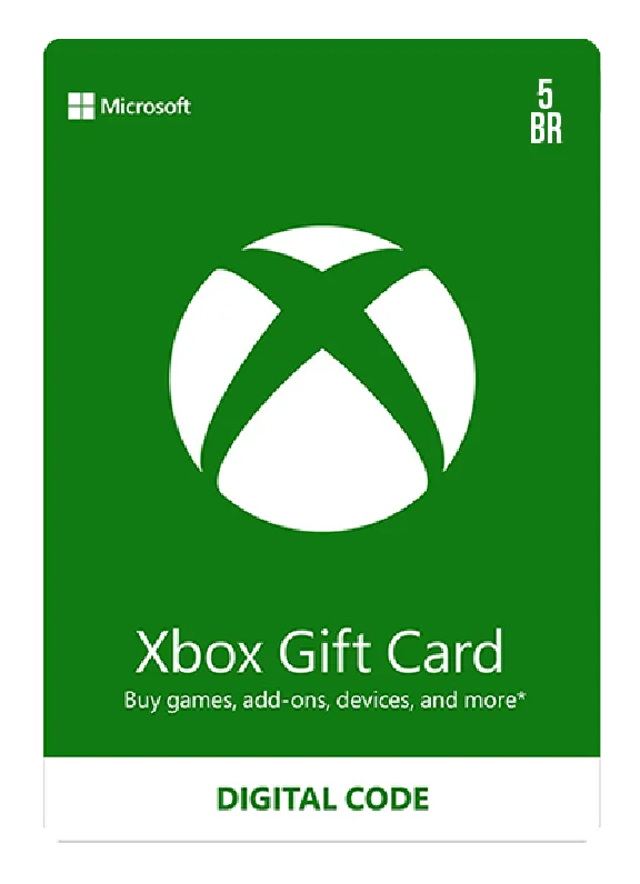 ⭐️ Xbox Live Gift Card 5 BR (Brazil) Xbox Live 5 BRL