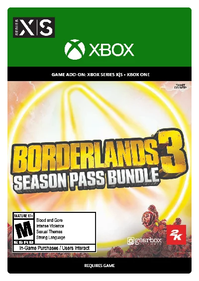✅ Borderlands 3 Season Pass Bundle XBOX ONE KEY 🔑