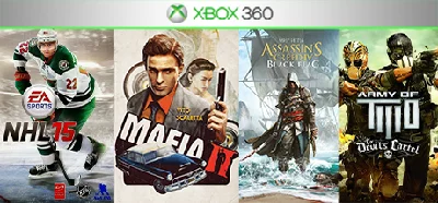 Mafia 2 / NHL 15 + 2 games | XBOX 360 | transfer