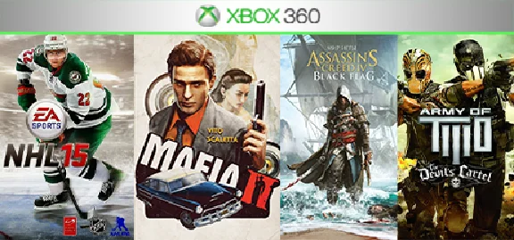 Mafia 2 / NHL 15 + 2 games | XBOX 360 | transfer