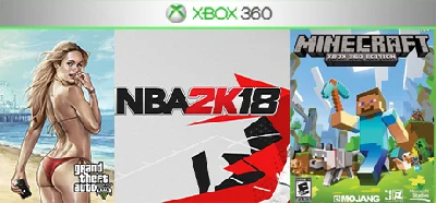 GTA 5 | NBA 18 | Minecraft (XBOX 360) shared account