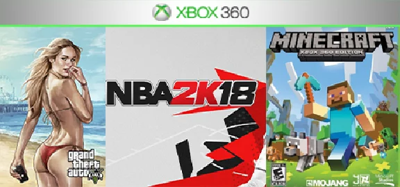 GTA 5 | NBA 18 | Minecraft (XBOX 360) shared account
