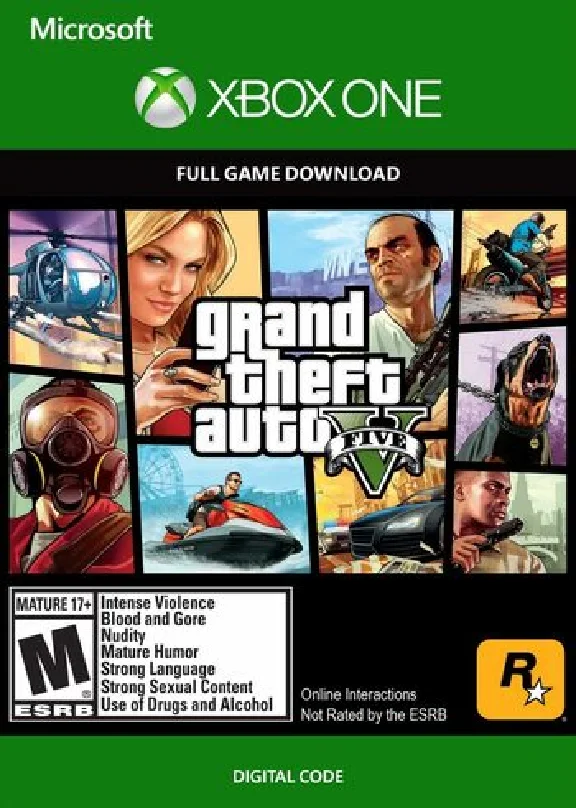 ⚡Grand Theft Auto V: Premium Edition 🌐XBOX🟩