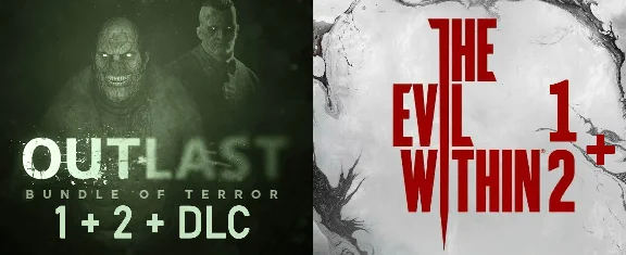 Outlast 1+2 +DLC + The Evil Within 1+2 (STEAM) Аккаунт