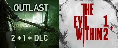 Outlast 2+1 +DLC + The Evil Within 1+2 (STEAM) Account