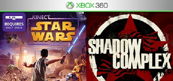 Kinect: Star Wars / Shadow Complex | XBOX 360 | перенос