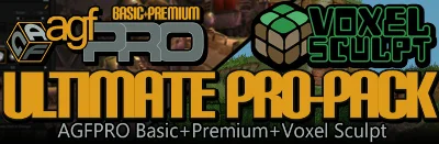 Axis Game Factory´s AGFPRO Voxel Sculpt PREMIUM Bundle