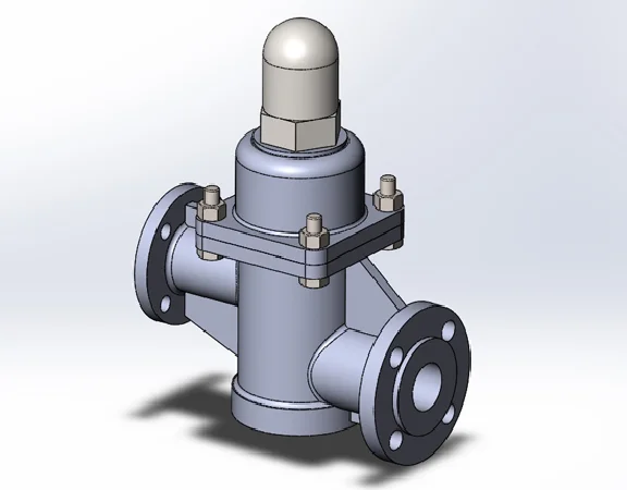 Bypass valve MCH00.01.00.00 solidworks