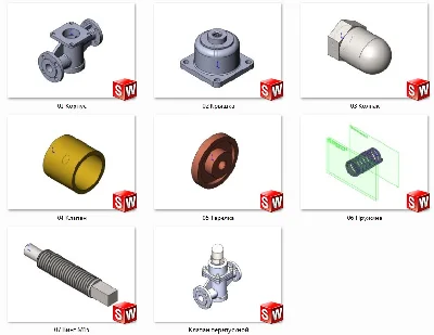Bypass valve MCH00.01.00.00 solidworks