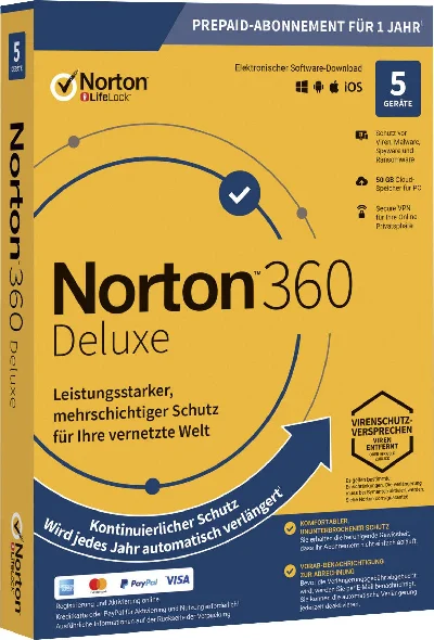 Norton 360 Deluxe   5 devices / 90  дней  (Global)