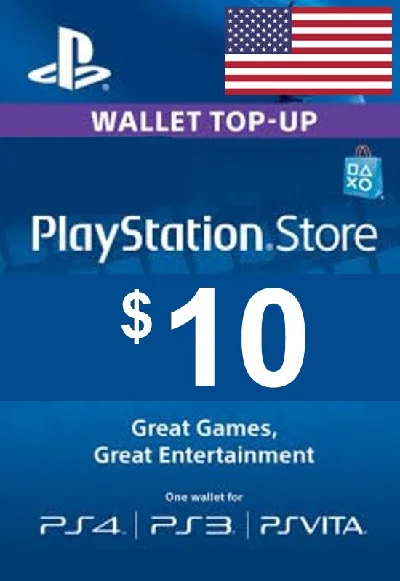 PlayStation Network Card PSN 10 USD (USA ONLY)