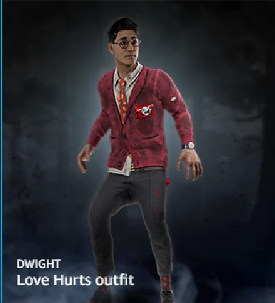 ✔️支付宝免佣金 Key DWIGHT Love Hurts outfit 德怀特皮肤 +🎁