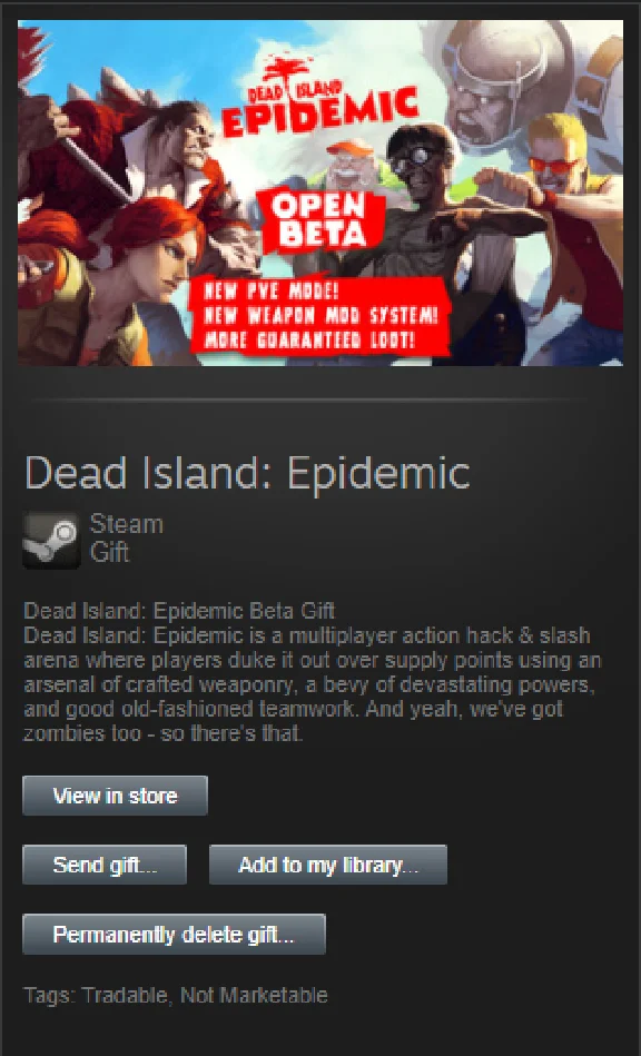 Dead Island: Epidemic (Steam GIFT Region Free/ GLOBAL)
