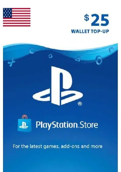 PSN PlayStation Network Gift Card 25$ INSTANT USD USA