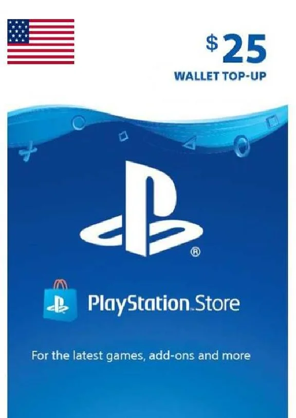 PSN PlayStation Network Gift Card 25$ INSTANT USD USA