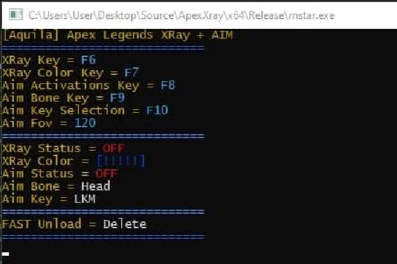 private cheat XRay and AimBot for Apex Legends 24h