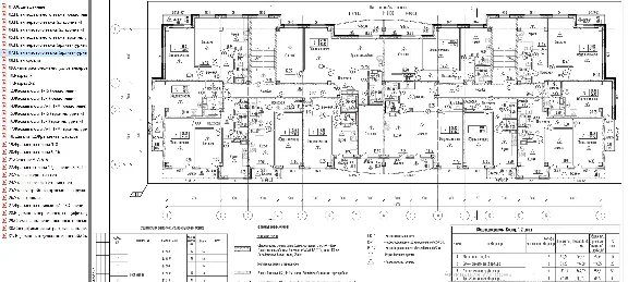 Working documentation - residential building 5 floors b