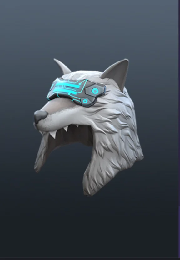 ✔️Code Roblox Cyberpunk Wolf Hat #1