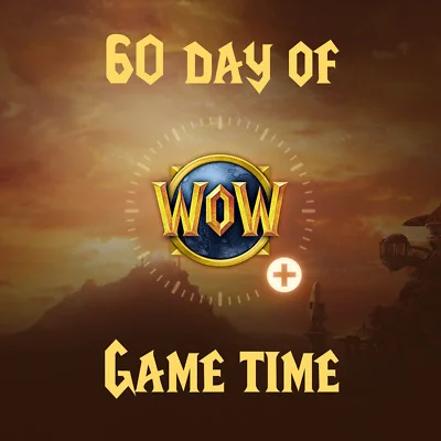 WORLD OF WARCRAFT WOW 60 DAYS TIME CARD EU+RU + CLASSIC